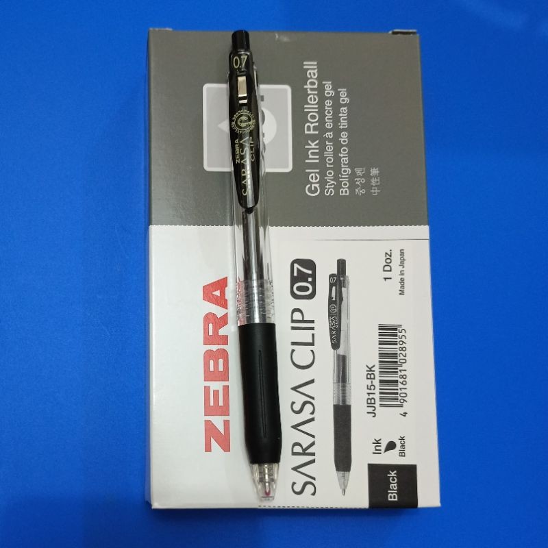 

ZEBRA SARASA CLIP 0.5/0.7/1.0 GEL PEN (1PAK/12PCS)