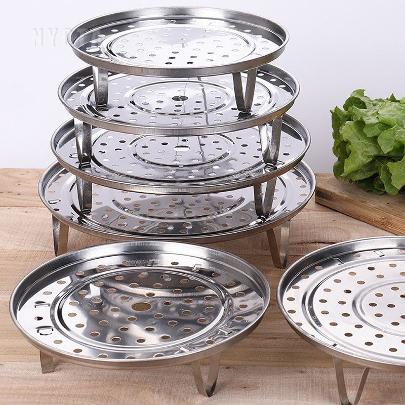 

Tatakan Kukusan 18CM Alas Panci Stainless Steel Streamer Kukus Panci Murah Nyota