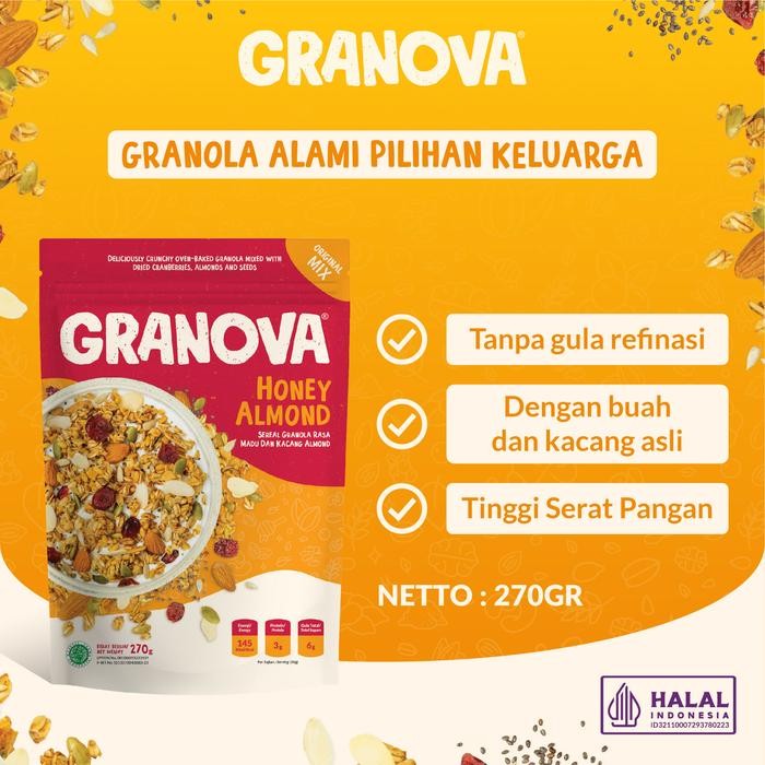 

Granola Honey Almond 270gr