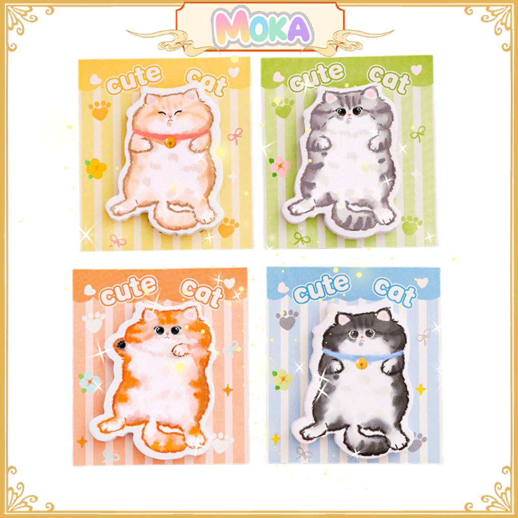

MOKA Sticky Notes Lucu Dengan Desain Imut / Sticky Notes Motif Anak Kucing Lucu MKA31