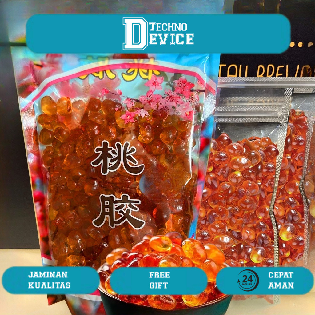 

Peach Gum Premier Super / Tao Jiao 100 Gram/aoJiao/ Peach Gum Natural Selected Super premier