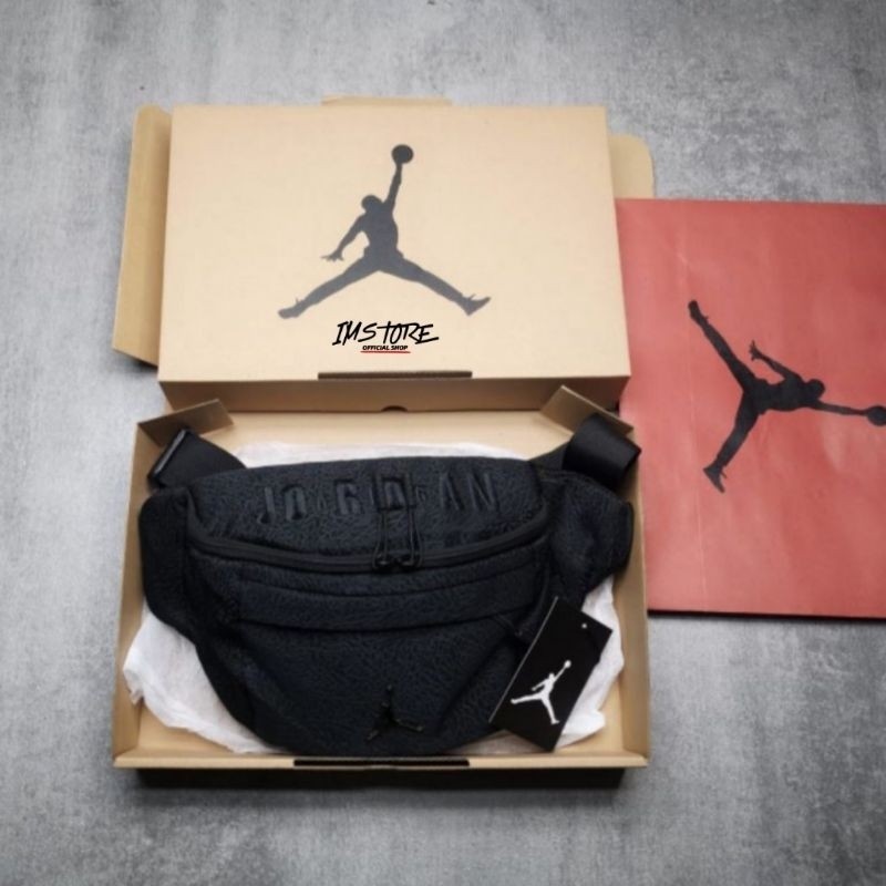 FASWEFA_SHOP  Tas Air JORDAN Burst Crack Tas Pinggang Pria dan Wanita
