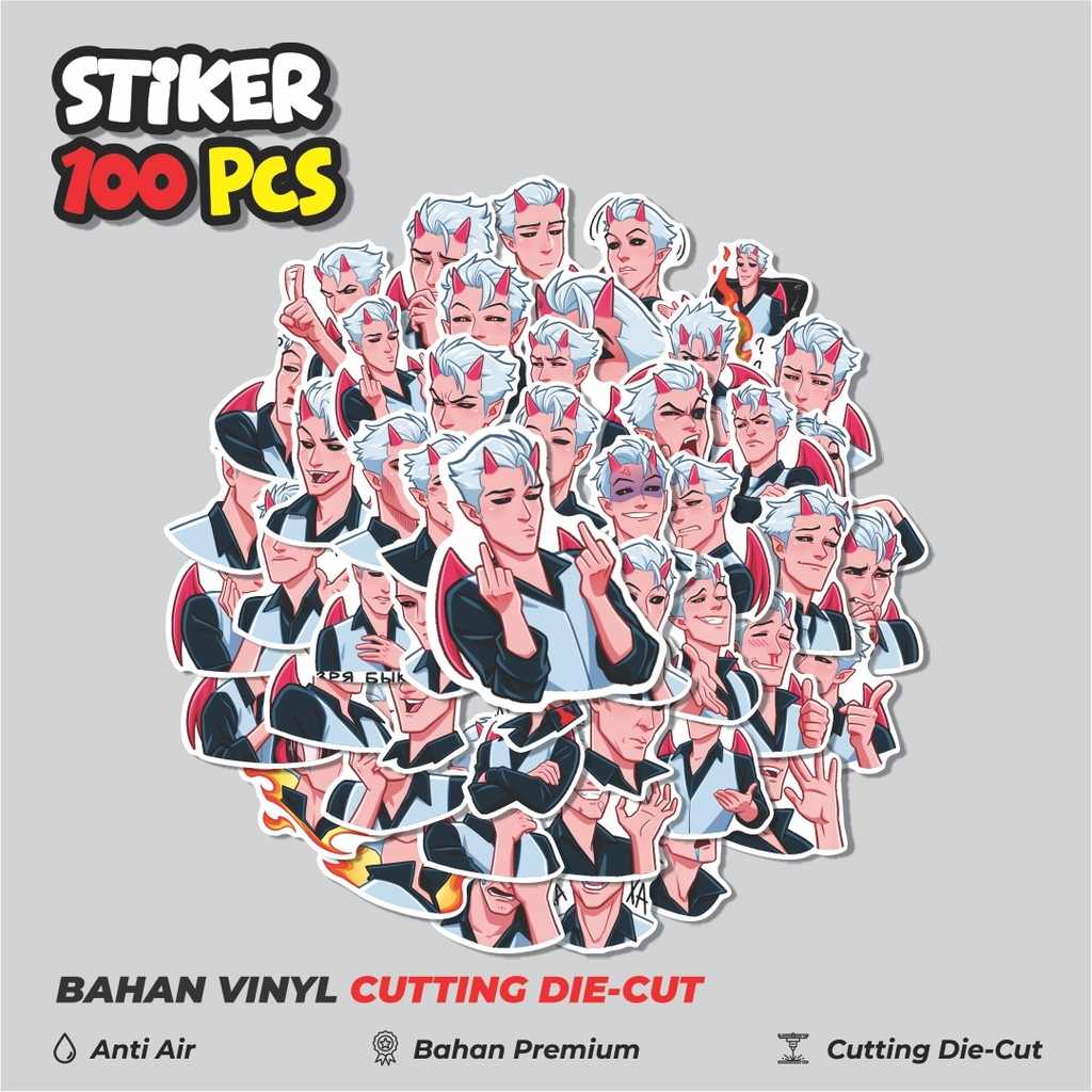 

Terbaru! 50 pcs Stiker Boys Demon Dekorasi Lucu Kreatif untuk Notebook, Skateboard, HP