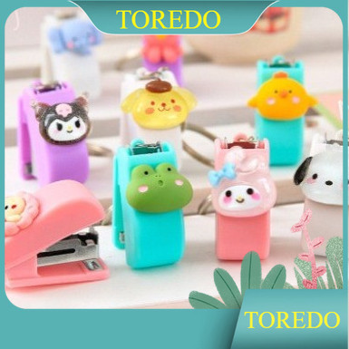 

TOREDO Staples Mini Lucu Stapler Karakter Gantungan Kunci /Staples Lucu Mini Hekter Mini Improt