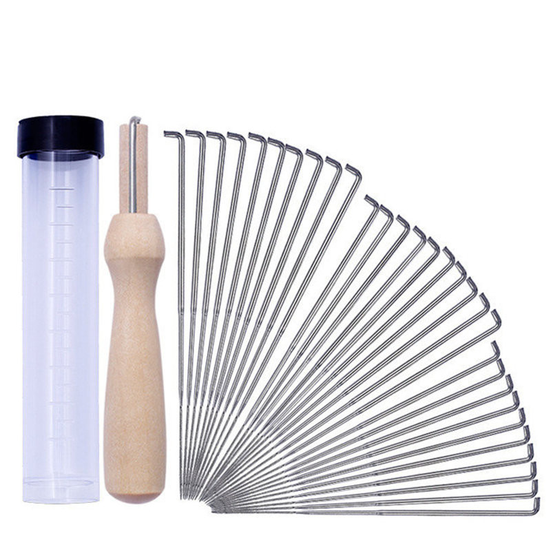 MIUSIE 30pcs Felting Needles Kits Wool Felting DIY Supplies Felting Needles Wool Felt Pocked Needles