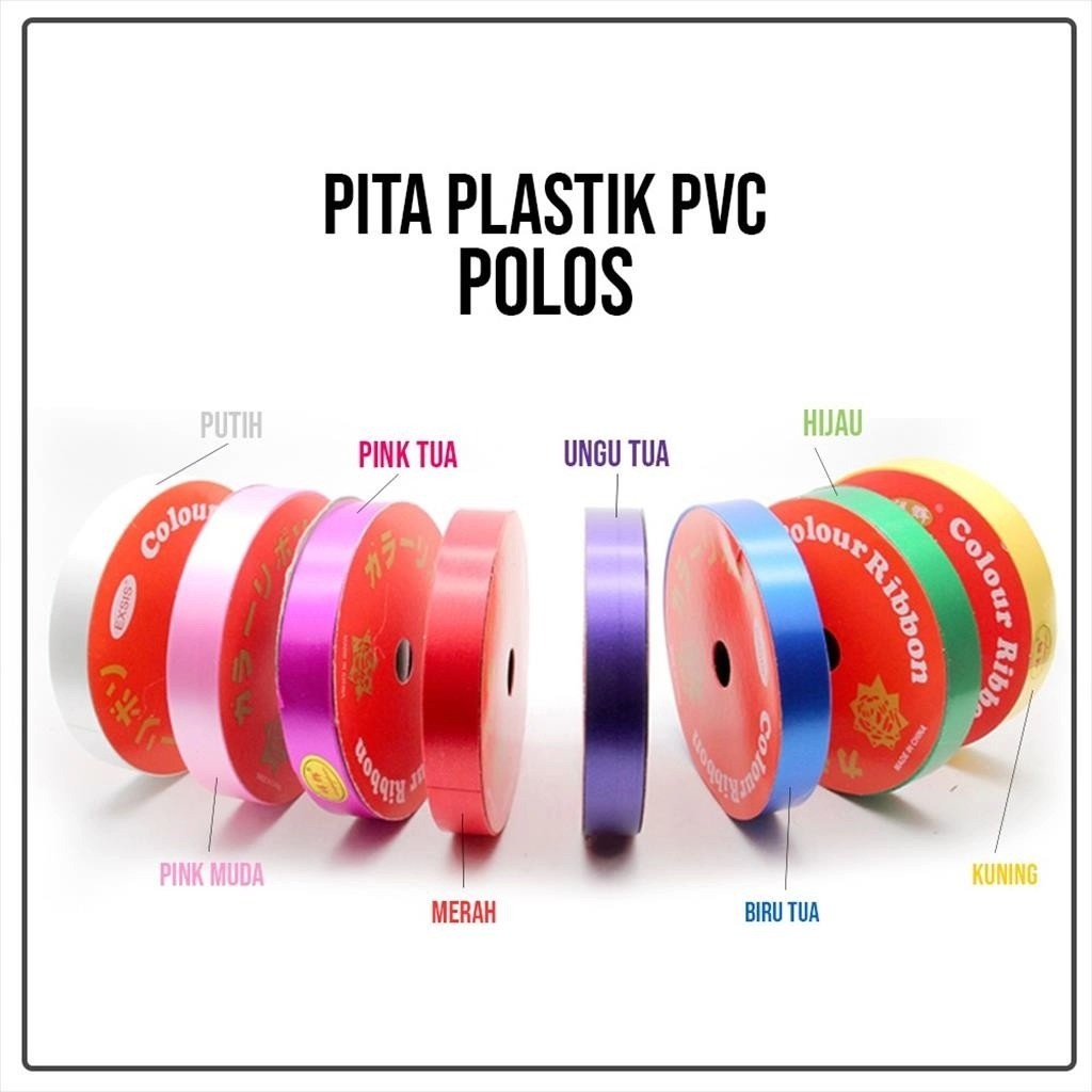 ♚Pita Jepang / Pita / Pita Jepang polos / Pita Jepang plastik PVC♚