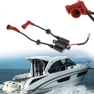 Marine Outboard Coil Ignition Coil Untuk Yamaha F9.9 13.5 15.20 25hp 6F5-85570-10 Sparepart Mesin Te