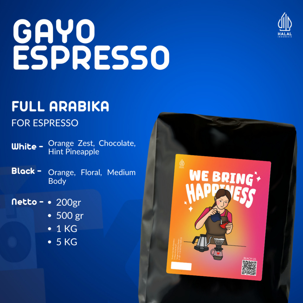 

JAMIN MURAH !!!Kieta Roastery - Biji Kopi Gayo Espresso 100% Arabika 1kg / Bubuk Arabica Roasted Coffee Bean(BISA LANGSUNG ORDER)