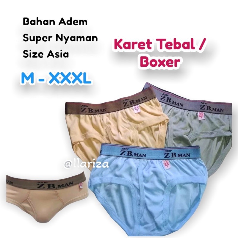 Celana Dalam Pria ZB Man - SEMPAK CD BOXER ZB MAN