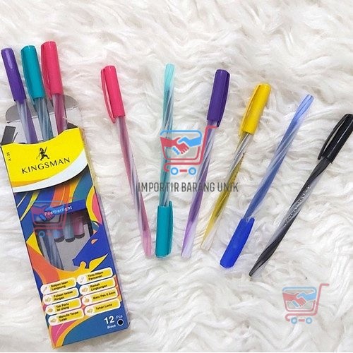 

-F208- Pulpen Kingsman 1 Pcs - Alat Tulis Pulpen Tinta - ATK Pulpen Per-pcs