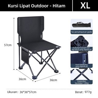 TrailTop Meja Lipat Portable Meja Lipat Outdoor Meja Camping lipat Meja Kursi cafe outdoor - XL-Kurs