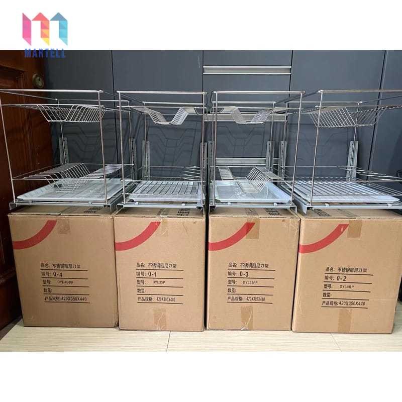 Martell store rak piring rak botol kitchen set slow motion /  rak piring tarik kitchen set / rak pir