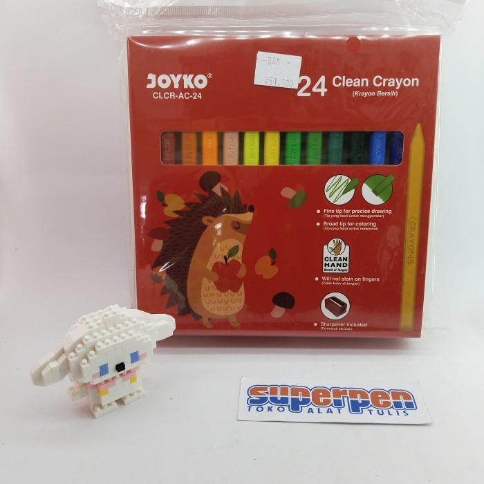 

Crayon Joyko 24 warna CLCR AC 24