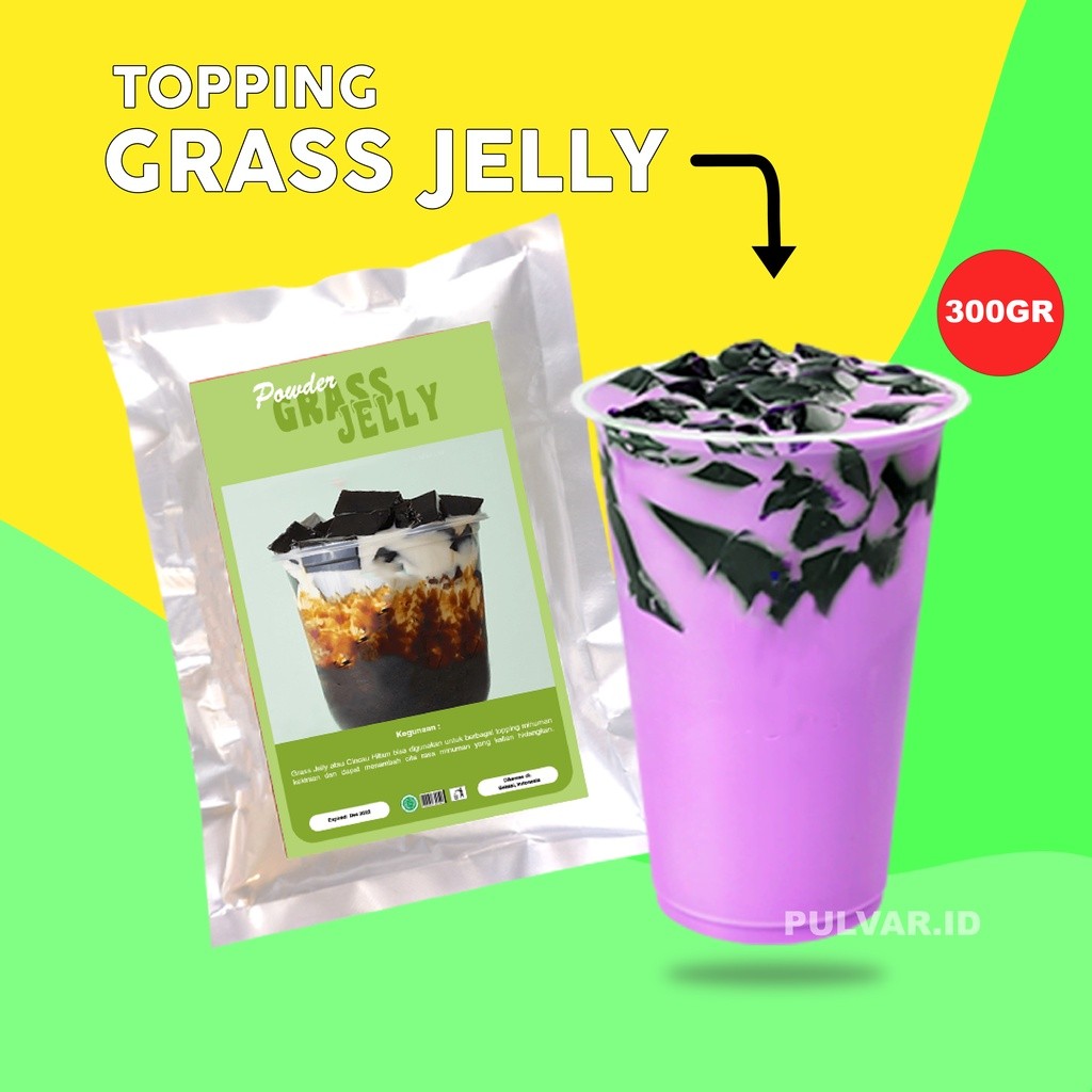

CINCAU HITAM / GRASS JELLY POWDER / CINCAU POWDER / CINCAU HITAM 300GR / BUBUK CINCAU HITAM INSTAN