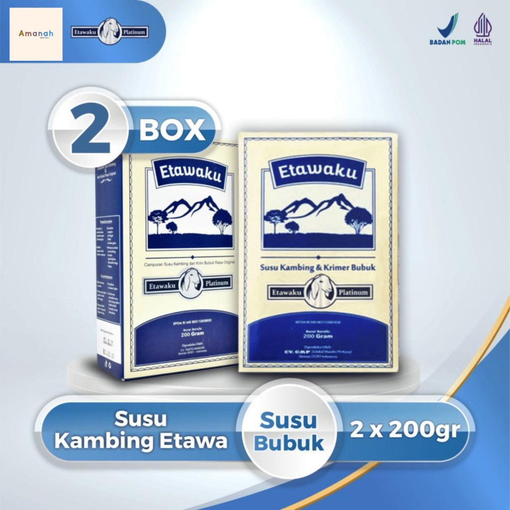 

Etawaku Platinum Paket 2 Box Susu Kambing Solusi Masalah Paru Paru Sendi dan Tulang Original Asli