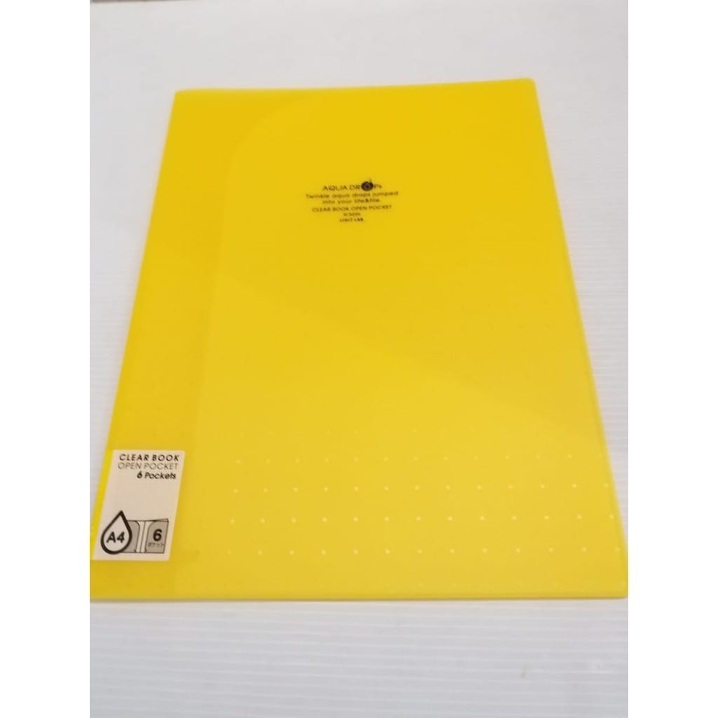 

LIHIT CLEAR HOLDER N-5035 6 POCKET A4 05 KUNING