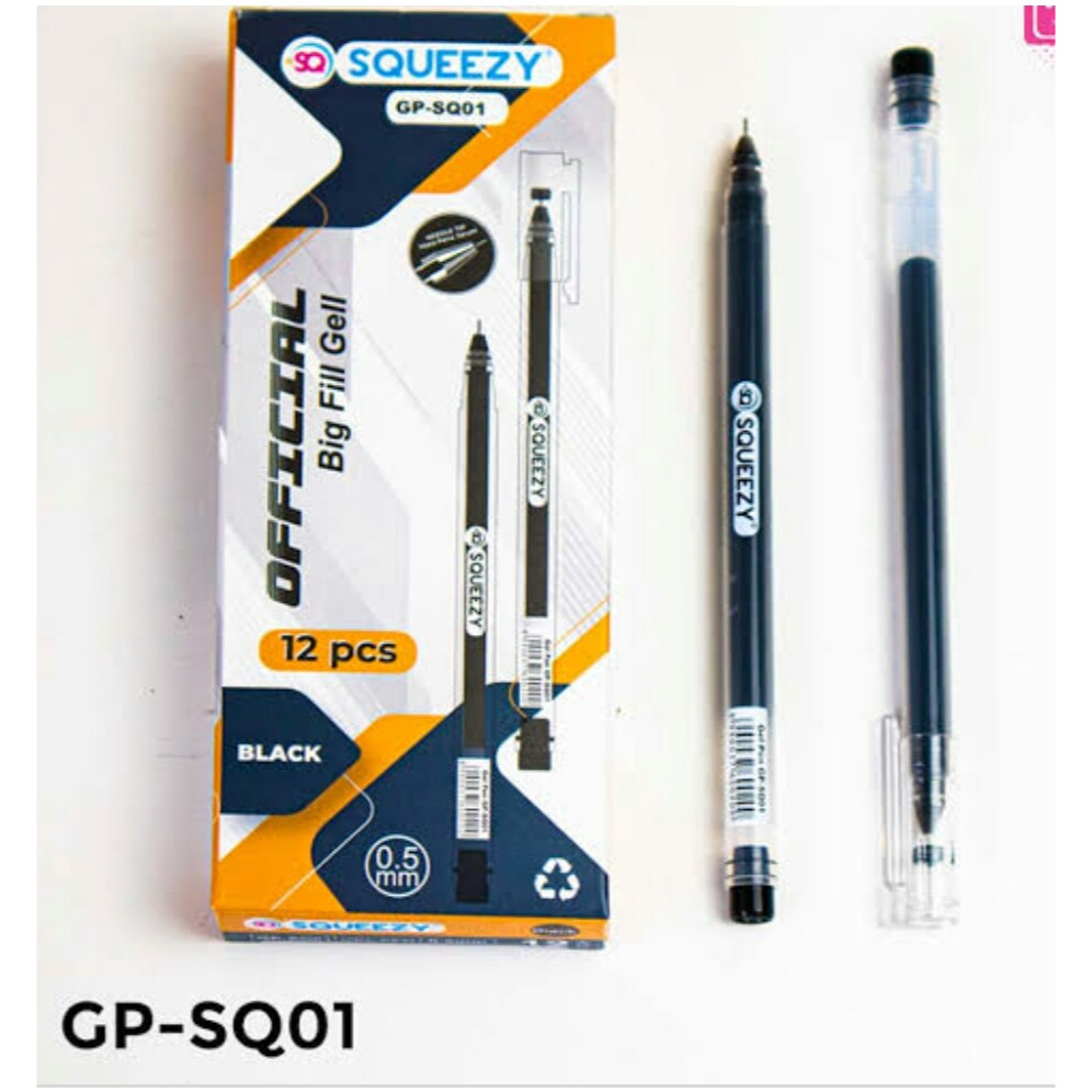 

Pulpen Gel SQUEEZY GP SQ-01 (1pack)