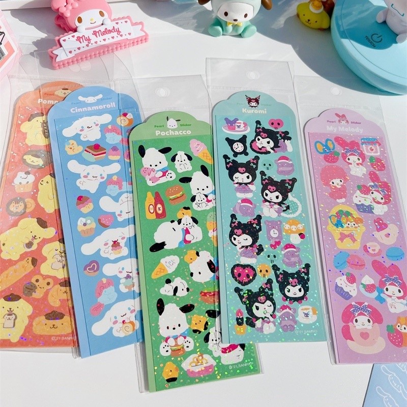 

Sticker Stiker Hello Kitty Sanrio Glitter Untuk Jurnal Sticker Deco Dekorasi Gambar Blink blink Cinnamoroll My Melody Kuromi Cinamorol Cinamoroll Cinnamonroll Kawaii