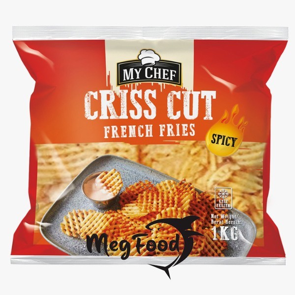 

My Chef CrissCut Spicy French Fries | Kentang Goreng Frozen 1 Kg