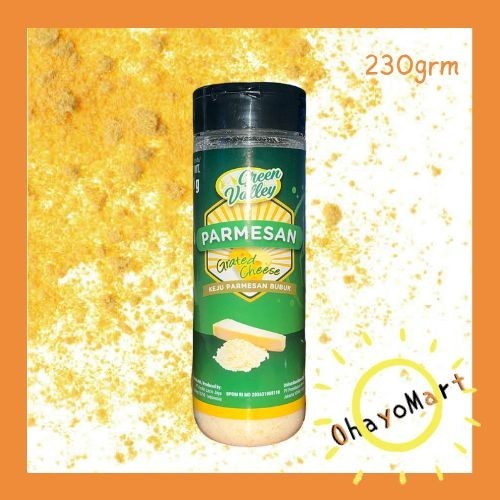 

[Premium] Green valley Parmesan / Grated Cheese / Keju Parmesan Bubuk 80grm