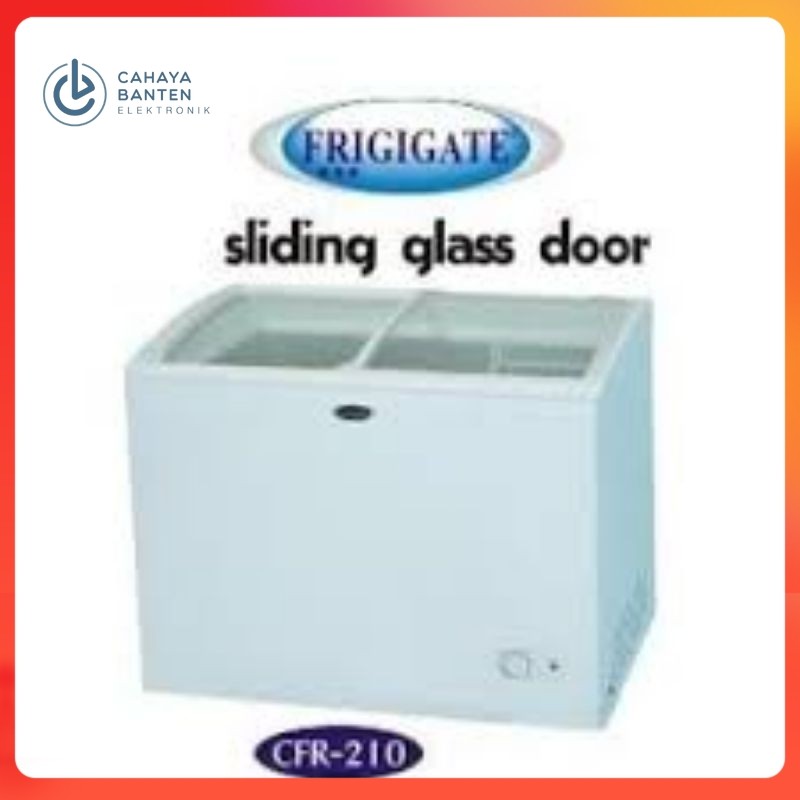 CHEST FREEZER FRIGIGATE 210 / FREEZER BOX 200 LITER SLEDING KACA