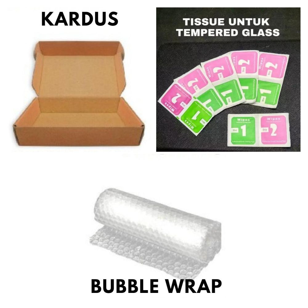 

All Pilihan Sesuai Varisi Tempered Glass Kardus + Tisu + Bubble Wrap
