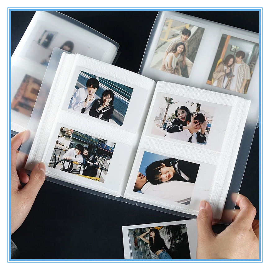 

80/120/220 Pockets Photo Album 3 inches photocard binder instax mini album Scrapbook for photos collect book Kpop Card Binder