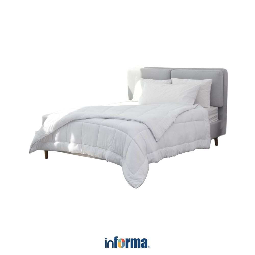 Informa Fiore 260x230 cm Quilt Insert Premium Softpeach - Putih Selimut Ranjang Pelapis Blanket Akse