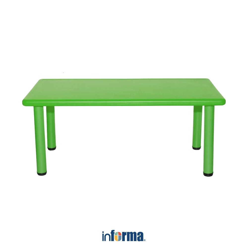 Informa Yaris Meja Anak Rectangle - Hijau Multifunctional Kids Table Meja Kecil Serbaguna Perlengkap