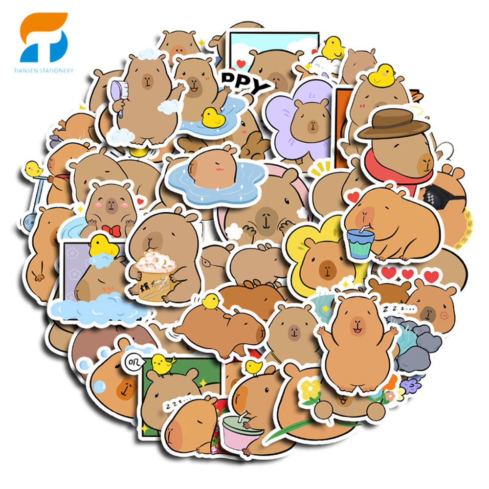 

50pcs stiker Hewan Berang - berang yang Lucu Kreatif DIY untuk Komputer, Washi, Scrapbooking, Laptop, Alat Tulis, Seni, dan Kerajinan.