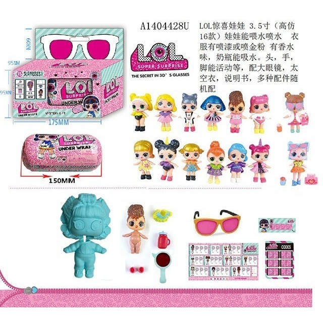 "Q.LnS" - PROMO LOL Surprise Under Wraps Eye Spy / Boneka LOL - LOL Jumbo
