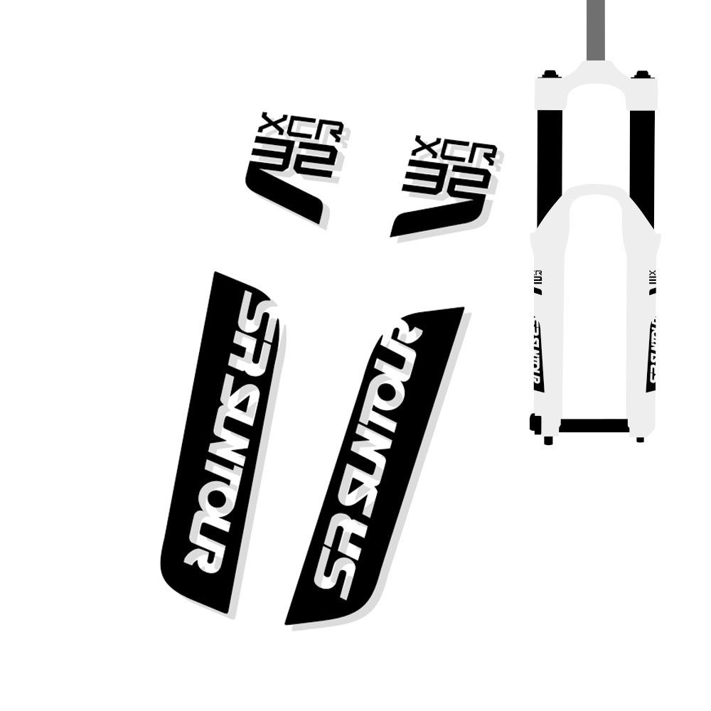 for SR Suntour XCR 32 V2 Suspension Fork Sticker Replacement Sticker