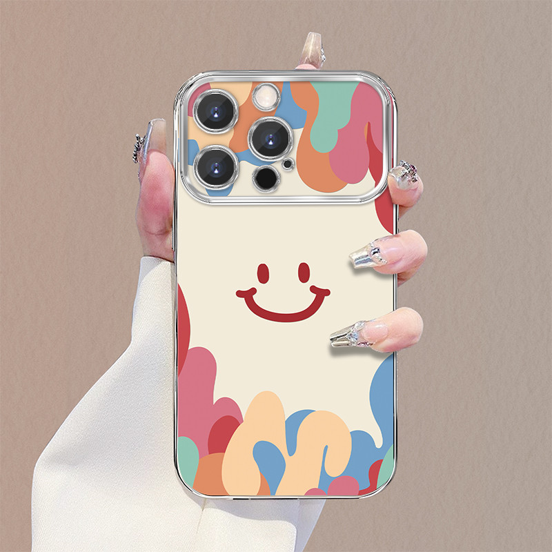 Senyum pelangi Case Cocok untuk hp Vivo Y93 Y91C 91D 91I Y56 5G Y36 4G Y35 2022 Y35+ Y33S 33T Y28 Y2