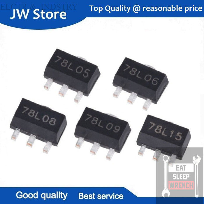 79L05 78L06 78L08 78L09 78L10 78L12 78L15 79L12 SOT89 - 78L08 IC Transistor dan mosfet