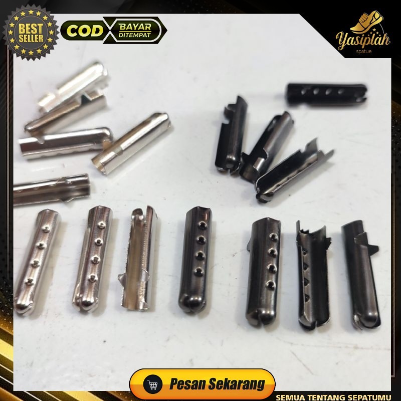aglet besi ujung tali aglet ujung tali sepatu dan hoodie per 1 pcs
