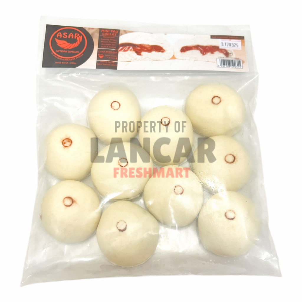 

ASAP MINI PAO COKLAT 250GR / MINI PAO COKLAT ISI 10PCS