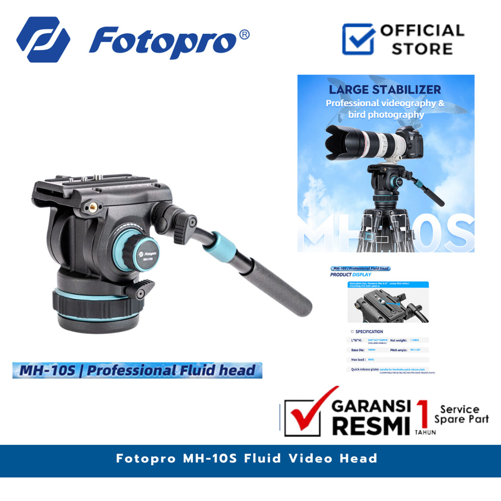 Fotopro MH-10S Fluid Video Head Fotopro MH10S