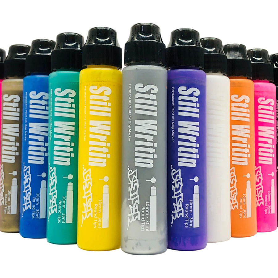 

30ml Graffiti Paint pen 10mm round head Signature pen Marker Waterproof suitable for graffiti on glass, cardboard, plastic, meta