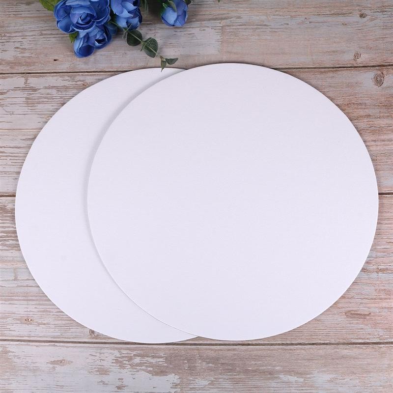 

Canvas Round Art Painting Circle Board Artist Oil Acrylic Panels For 40Cm Frame Large Circular Fine Paint Blank Boards Panel On