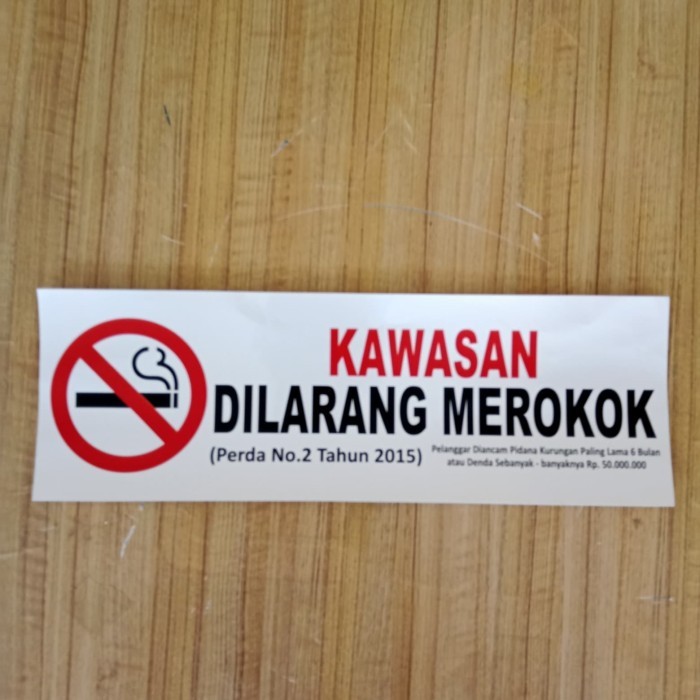 

STIKER K3 RAMBU SAFETY UK 10X30CM KAWASAN DI DI LARANG MEROKOK