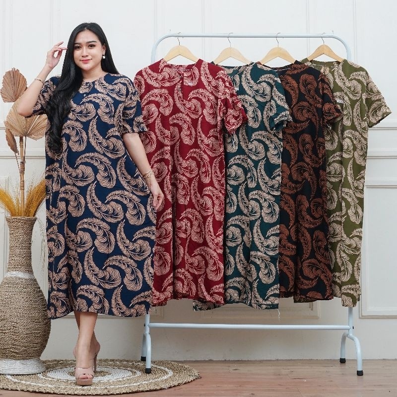 DASTER JUMBO LENGAN PENDEK LD120CM DASTER IBU BUSUI DASTER IBU MOTIF TERBARU