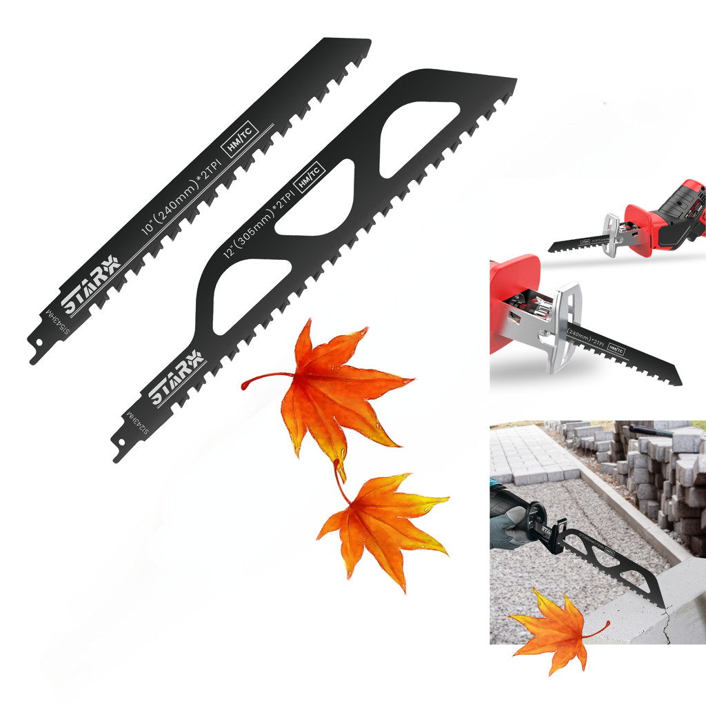 1Pcs Carbide Reciprocating saw Blade Foam Block Concrete Stone Blast Fast Cutting Cutting Carbide Re