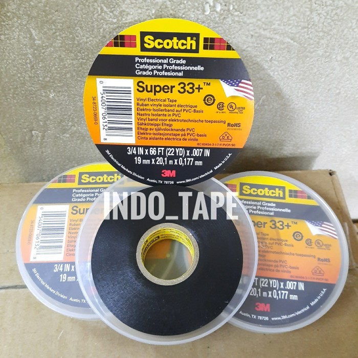 

isolasi 3m scoth 33+ original
