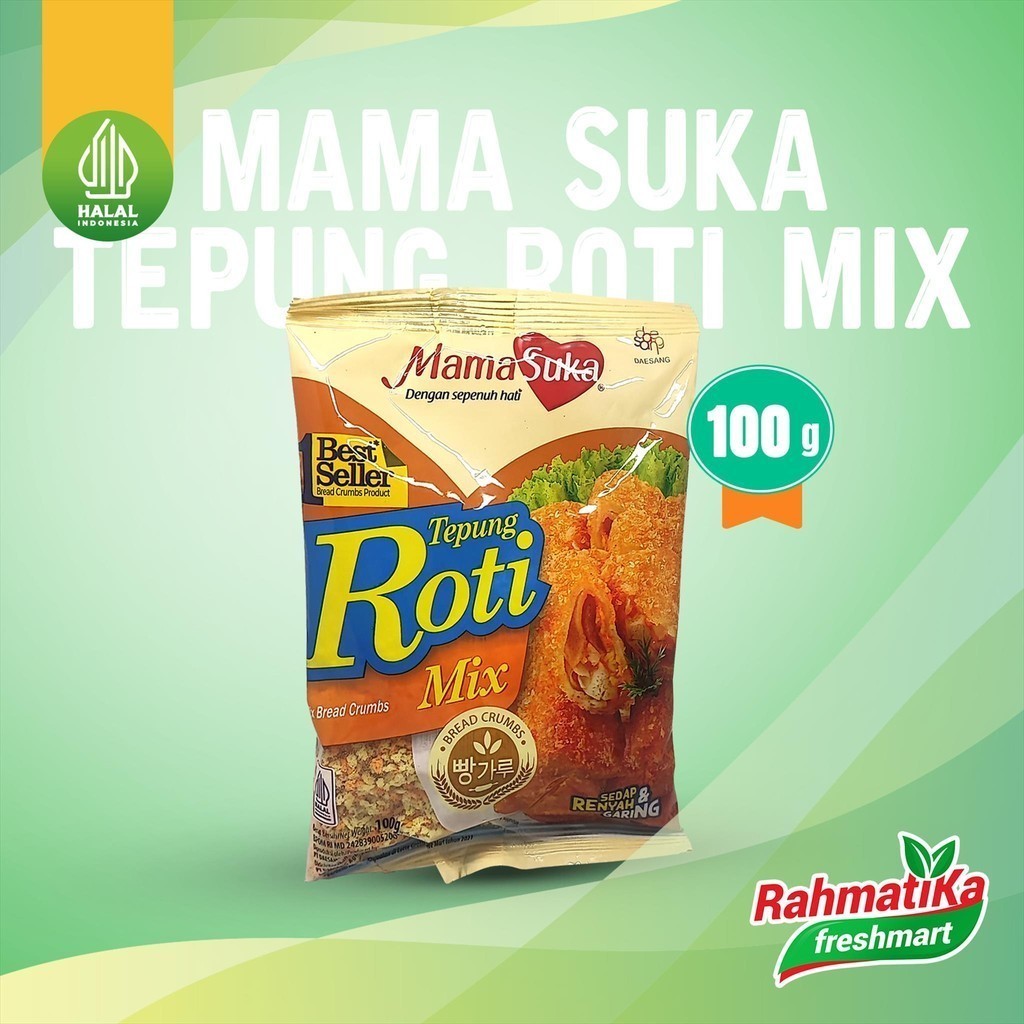 

MamaSuka Tepung Roti Mix 100 gram