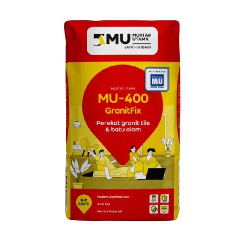 FT45G MU400 - Mortar Utama MU 400 Perekat Granite