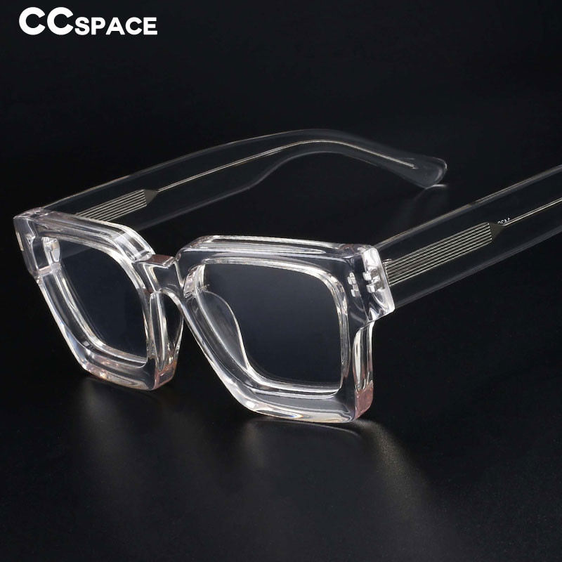 54290 Top Quality Acetate Frame Eyewear Frame Vintage Square Brand Design Eyeglasses CCspace Oculos 