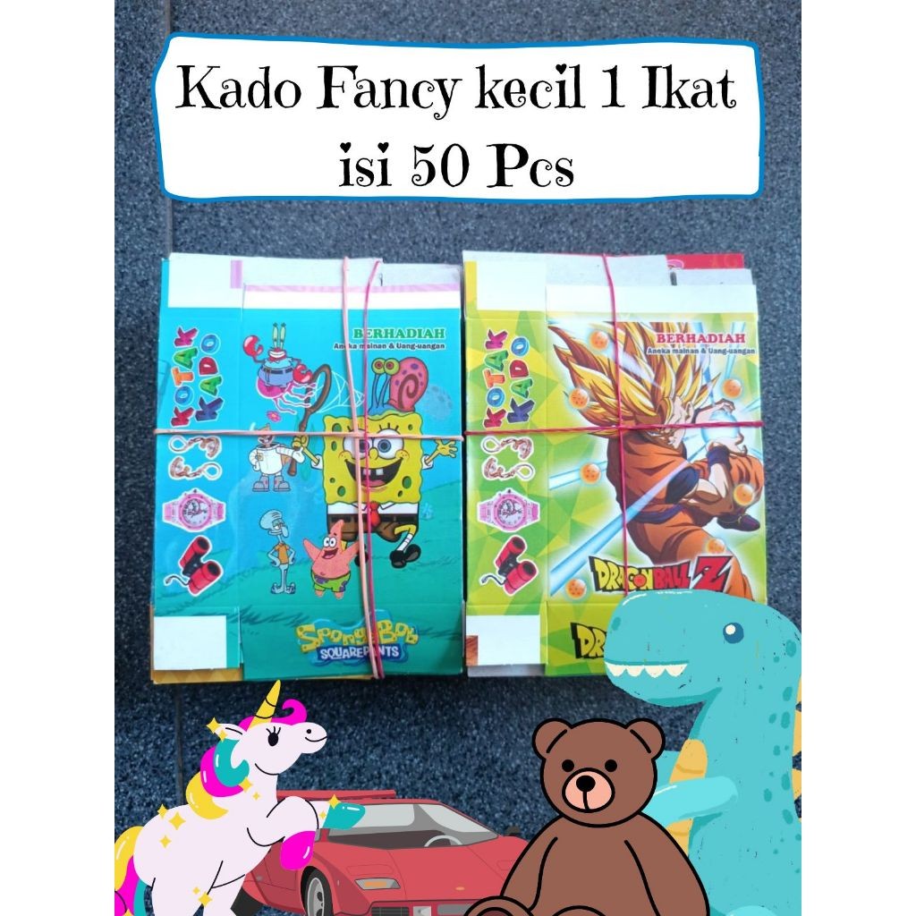 

KERTAS KOTAK KADO FANCY KECIL BERGAMBAR 1 PAK ISI 50 PCS