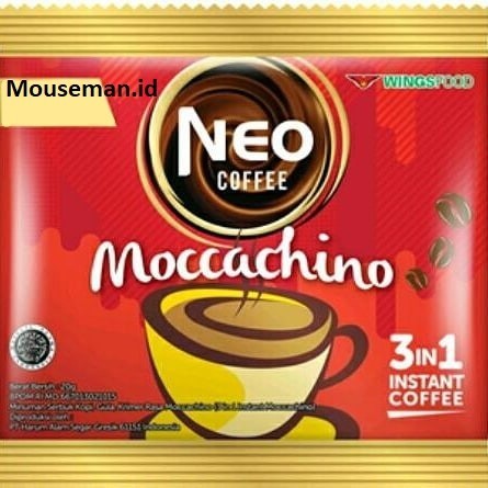 

Mouseman - Kopi NEO COFFEE MOCCACHINO 3 IN 1 MOKA Instant Coffee Sachet 20gr