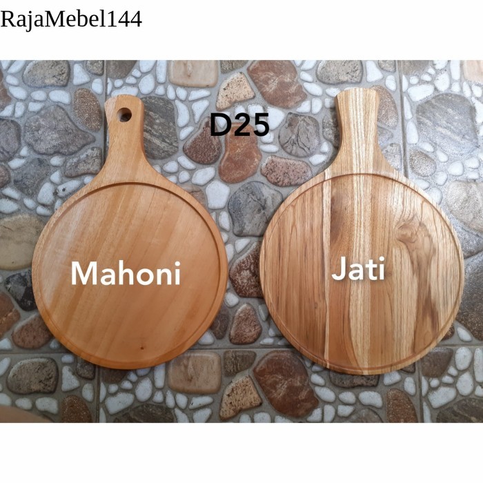 

Talenan Kayu Pizza/ Tatakan Pizza / Tatakan Penyajian Pizza Coakan d25 - Coakan Mhni d25 laris manis