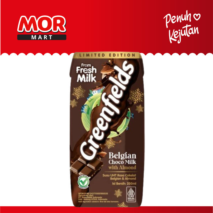 

GREENFIELDS UHT Belgian Choco Almond 200ml